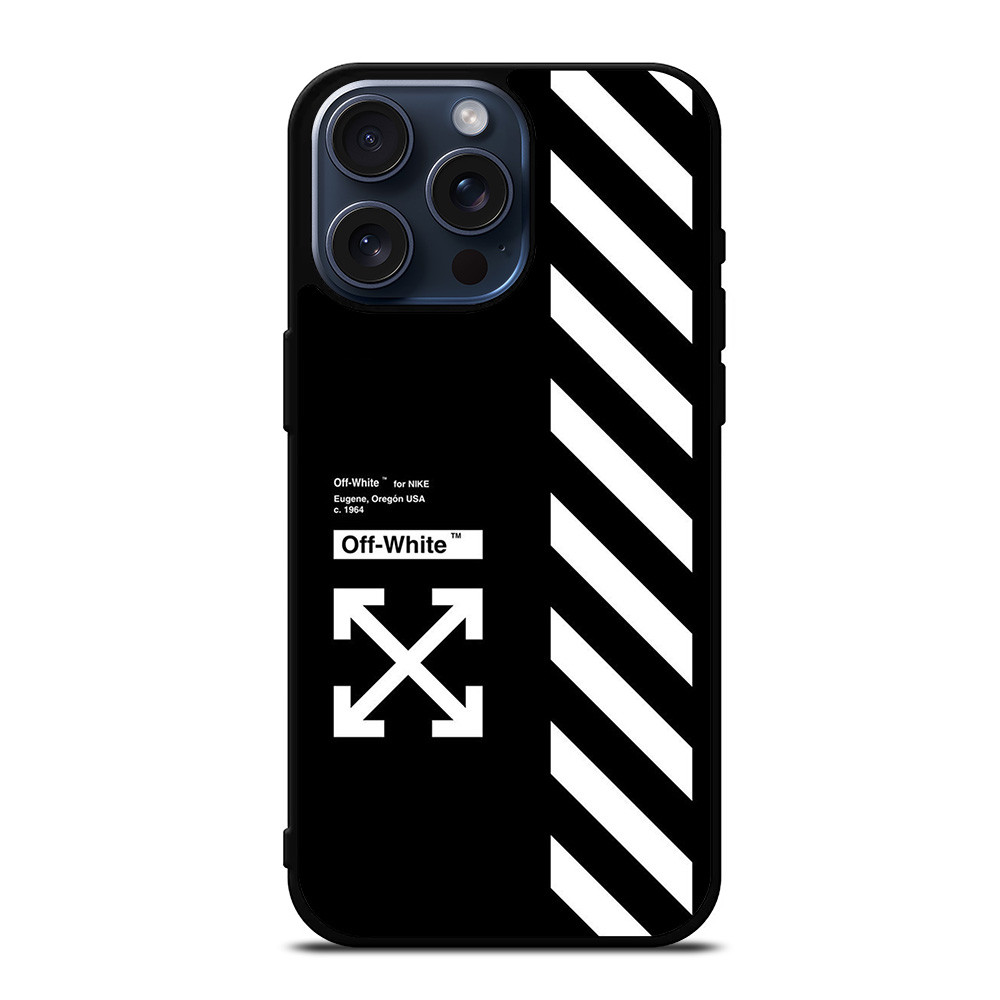 OFF WHITE USA STRIPE iPhone 15 Pro Max Case Cover